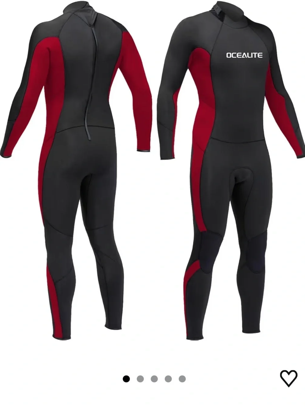 New Oceanlite Full Wetsuit for Mens Premium Neoprene Size Large
